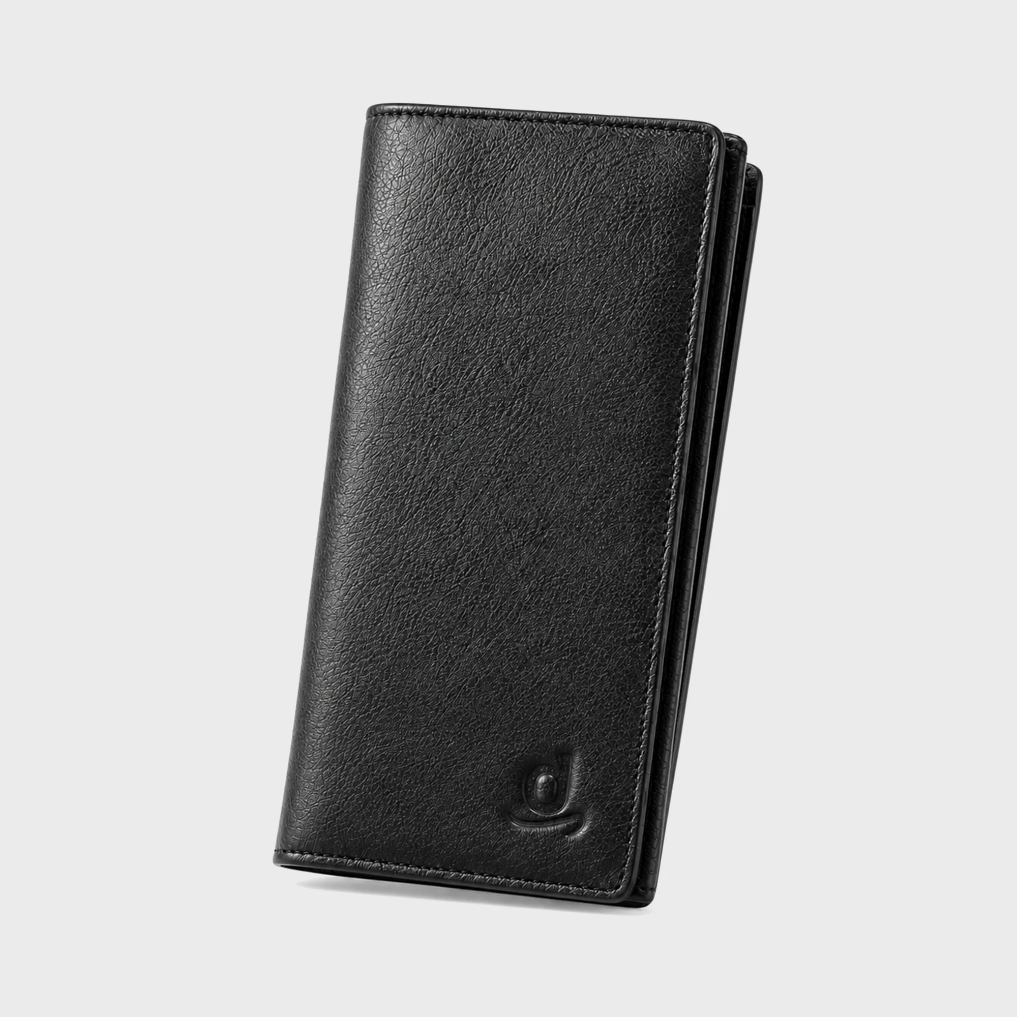 Corsen Z Long Leather Wallet Black - DWC111B